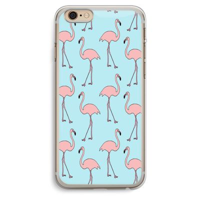 Anything Flamingoes: iPhone 6 Plus / 6S Plus Transparant Hoesje