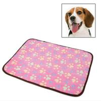 Huisdier dubbelzijdige mat Vine kussen kennel kat deken mat specificatie: XL (roze)