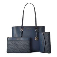 Handtas Dames Michael Kors CHARLOTTE Blauw 34 x 27 x 11 cm