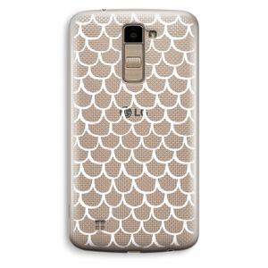 Dakpannetjes: LG K10 (2016) Transparant Hoesje