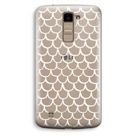 Dakpannetjes: LG K10 (2016) Transparant Hoesje