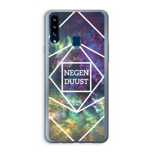 Negenduust ruimte: Samsung Galaxy A20s Transparant Hoesje