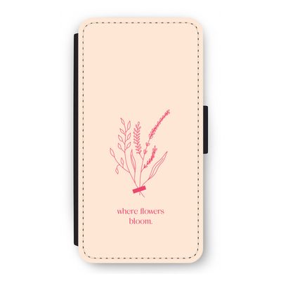 Where flowers bloom: iPhone 12 Flip Hoesje