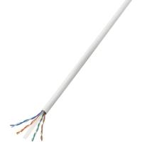 TRU COMPONENTS Netwerkkabel CAT 6 U/UTP 4 x 2 x 0.27 mm² Wit 25 m