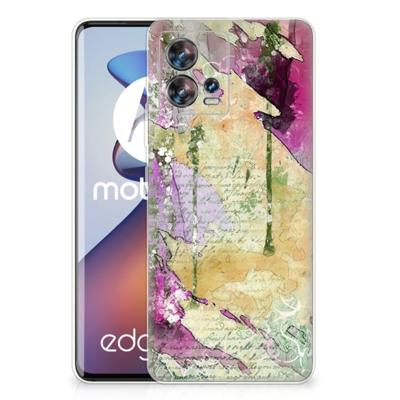 Smartphone hoesje Motorola Edge 30 Fusion Letter Painting Smartphone hoesje Motorola Edge 30 Fusion Letter Painting