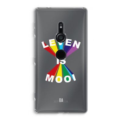 Het Leven Is Mooi: Sony Xperia XZ2 Transparant Hoesje