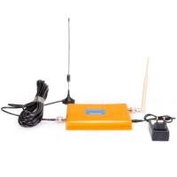 Mobiele LED 3G WCDMA 2100MHz signaal booster/signaal repeater met sucker antenne (goud)