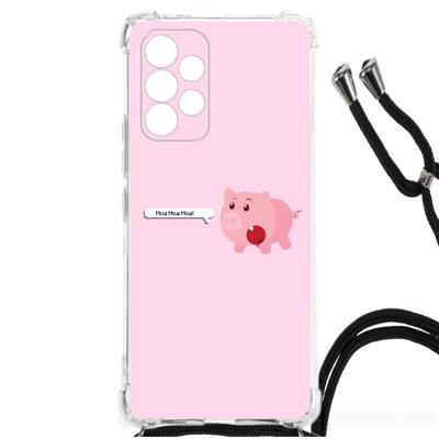 Samsung Galaxy A53 Stevig | Bumper Hoesje | Pig Mud Samsung Galaxy A53 Stevig | Bumper Hoesje | Pig Mud