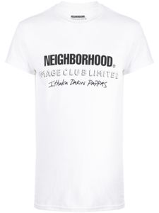 Neighborhood t-shirt en coton à logo imprimé - Blanc