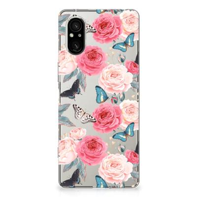 Sony Xperia 5 V | TPU Case | Butterfly Roses Sony Xperia 5 V | TPU Case | Butterfly Roses