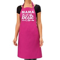 Roze keukenschort Mama kookt het beste voor dames   -