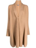 N.Peal Ribgebreide vestjas - Bruin - thumbnail