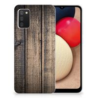 Samsung Galaxy A02s Bumper Hoesje Steigerhout - thumbnail