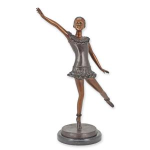 BRONZEN BEELD VAN EEN BALLERINA