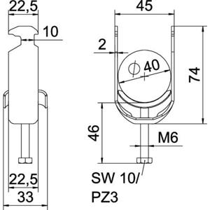 OBO Bettermann 1186036 Beugelklem 1 stuk(s)