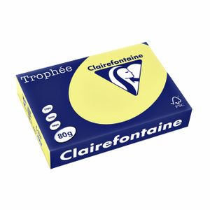 Clairefontaine Trophée A4 papier voor inkjetprinter A4 (210x297 mm) Geel