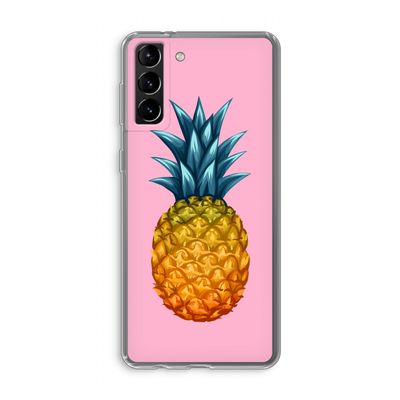 Grote ananas: Samsung Galaxy S21 Plus Transparant Hoesje