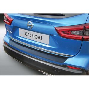 Bumper beschermer passend voor Nissan Qashqai II Facelift 8/2017- Zwart GRRBP696