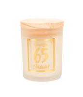 Paperdreams Geurkaars klein goud/wit - 65 jaar