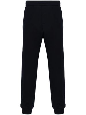 Versace pantalon de jogging à logo brodé - Bleu