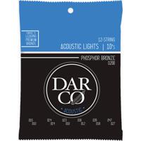 Darco Acoustic D200 12-String Lights 92/8 Phosphor Bronze 10-47 snarenset voor 12-snarige westerngitaar - thumbnail