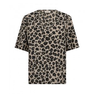 FreeQuent - Beige | Dames | Blouse | Beige | XXL | regular | Kamst mode