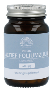 Mattisson HealthStyle Actief Foliumzuur Tabletten