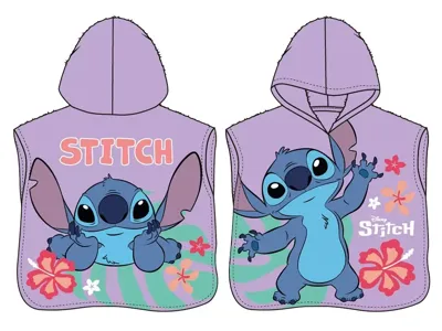Stitch poncho 50 x 115 cm - polyester