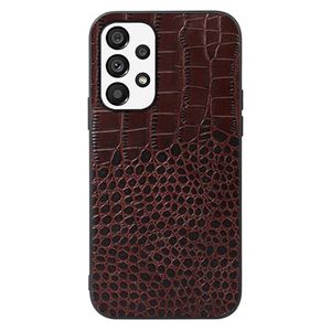 Crocodile Series Samsung Galaxy A33 5G Hybrid Case - Bruin