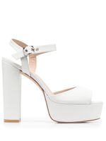 Stuart Weitzman sandales 140 mm à plateforme - Blanc - thumbnail