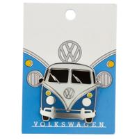 Volkswagen Busje VW T1 Blauw Emaille Button Badge