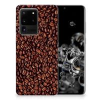 Samsung Galaxy S20 Ultra | Siliconen Case | Koffiebonen