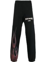 Heron Preston pantalon de jogging en coton à imprimé graphique - Noir