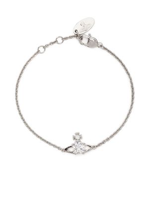 Vivienne Westwood bracelet chaine à pendentif Orb - Argent