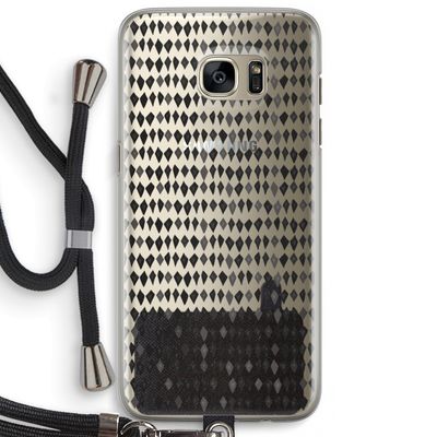 Crazy shapes: Samsung Galaxy S7 Edge Transparant Hoesje met koord