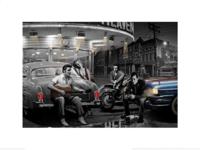 Kunstdruk Chris Consani - Legendary Crossroads 60x80cm