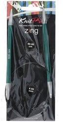 KnitPro Zing Rondbreinaalden 60cm 8,00mm