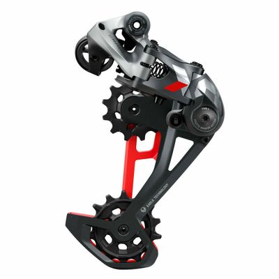 Rockmachine Sram achterderailleur x01 eagle 12v 52t rood/grijs