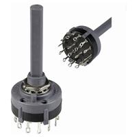 C & K Switches A40315RNZQ Rotary-Switch A Series Draaischakelaar 125 V/AC, 125 V/DC 2.5 A Schakelposities 3 1 stuk(s)