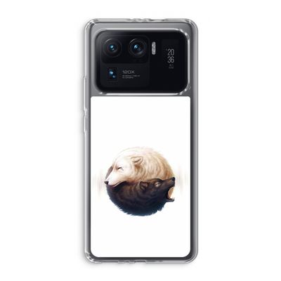 Yin Yang Wolves: Xiaomi Mi 11 Ultra Transparant Hoesje