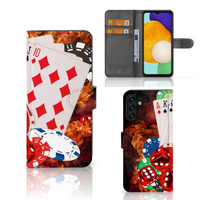 Samsung Galaxy A04s | Samsung Galaxy A13 5G Wallet Case met Pasjes Casino