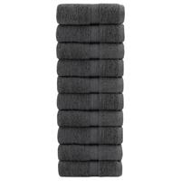 VidaXL Gastendoekjes solund 10 st 600 g/m² 30x50 cm antraciet