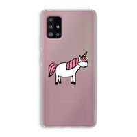 Eenhoorn: Samsung Galaxy A51 5G Transparant Hoesje