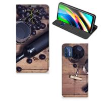 Motorola Moto G9 Plus | Flip Style Cover | Wijn
