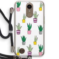 Sanseveria: LG K10 (2017) Transparant Hoesje met koord