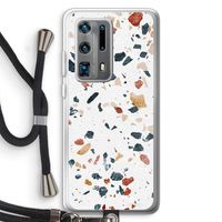 Terrazzo N°4: Huawei P40 Pro Plus Transparant Hoesje met koord