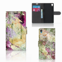 Hoesje Sony Xperia Z3 Letter Painting - thumbnail