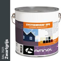 Afinol Systeemverf-Schakelverf Zwartgrijs (RAL 7021) 2,5 liter