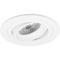 Kantelbare Inbouwspot GU10 Rond Wit Aluminium Ø92mm - Stijlvolle Verlichting