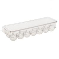 Eierdoos - koelkast organizer eierhouder - 14 eieren- transparant - 37 x 11 cm